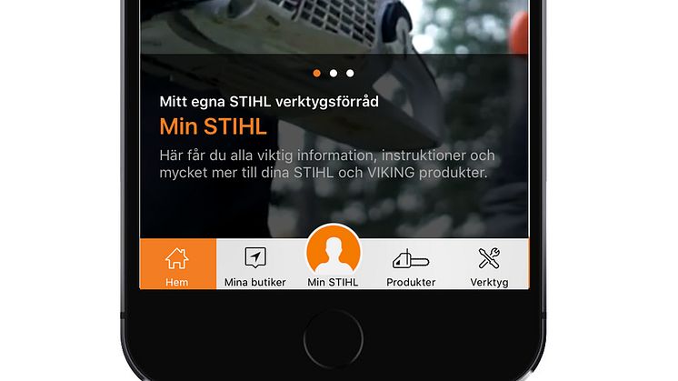 ​Mobilen är ett optimalt verktyg - bredvid din STIHL