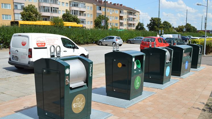 Underjordiska behållare i Malmö