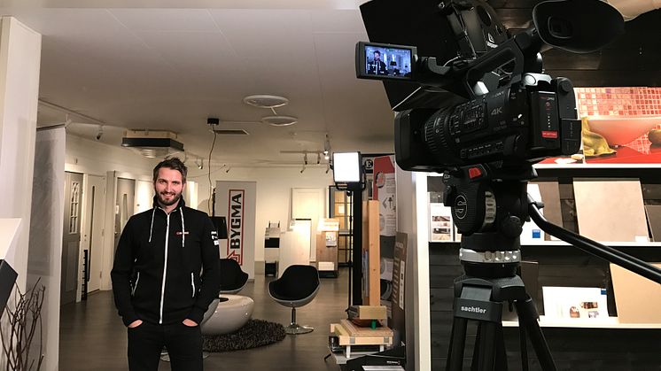 Petter Arvidsson, säljchef på Bygma i Umeå.