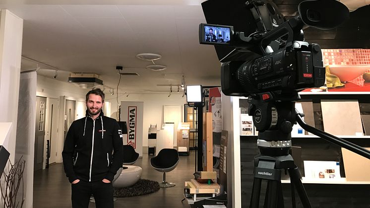 Petter Arvidsson, säljchef på Bygma i Umeå.