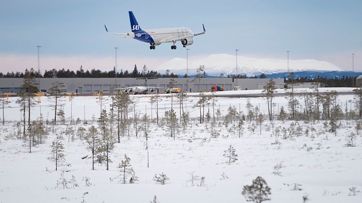 SAS fortsätter att satsa på direktflyg till SkiStars skidorter Sälen och Trysil