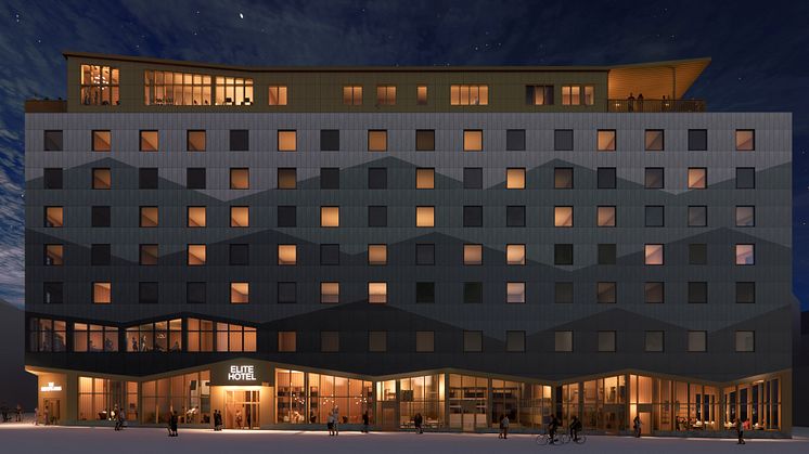 GlasLindberg har fått nytt förtroende av Nåiden Bygg att fortsätta vår leverans till Kvarter 6 där ett Elite Hotel uppförs