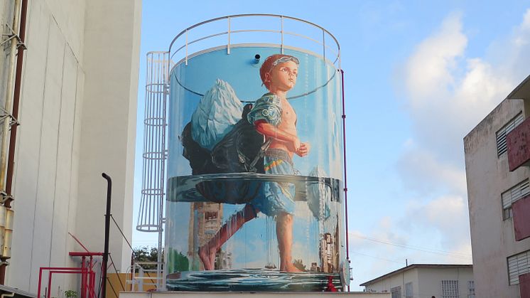 ​Mural master pieces by Fintan Magee to No Limit