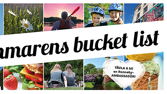 Sommarens bucket list fylld med hemestertips i hela Ronneby kommun