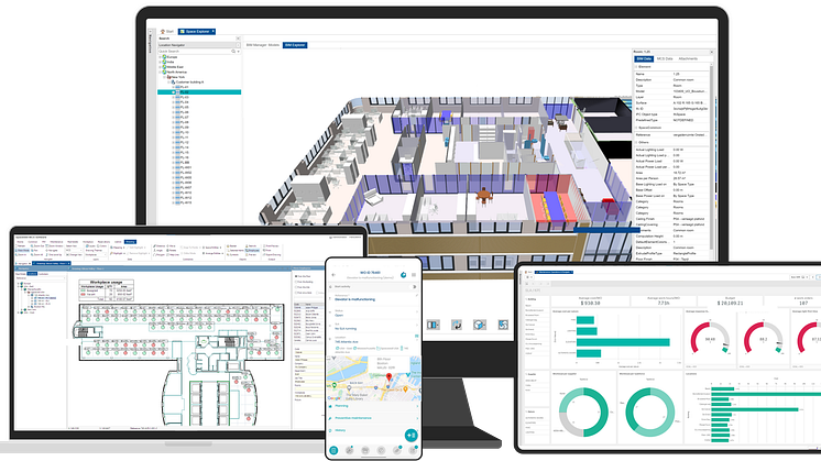 With the integration of the Allplan Bimplus BIM platform into the MCS 20 IWMS system, ALLPLAN and Spacewell bring the advantages of BIM to Drees & Sommer's CAFM workshop. 