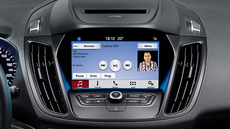 Ford lanserer  SYNC 3 i Europa