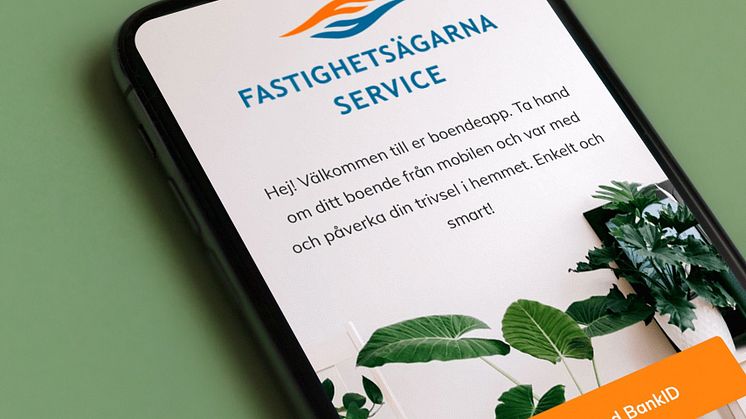 Fastighetsägarna Service lanserar en boendeapp