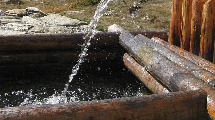 Wellness- und Genussweg auf der Alp Kreuzboden in Saas Fee (Wallis)