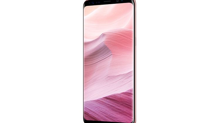 Galaxy S8 Rose Pink_Right