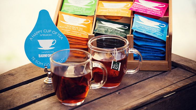 Nyhet: Smakrika teer som gör gott för barnen