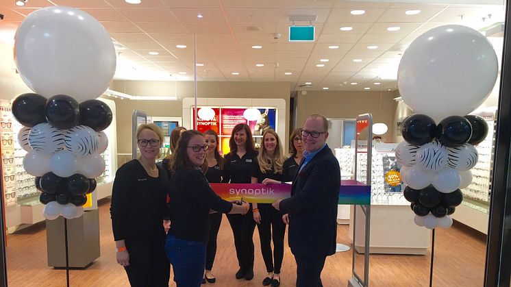 Synoptik öppnar ny butik i Mall of Scandinavia i Solna – inviger glasögoninsamling till Optiker utan gränser