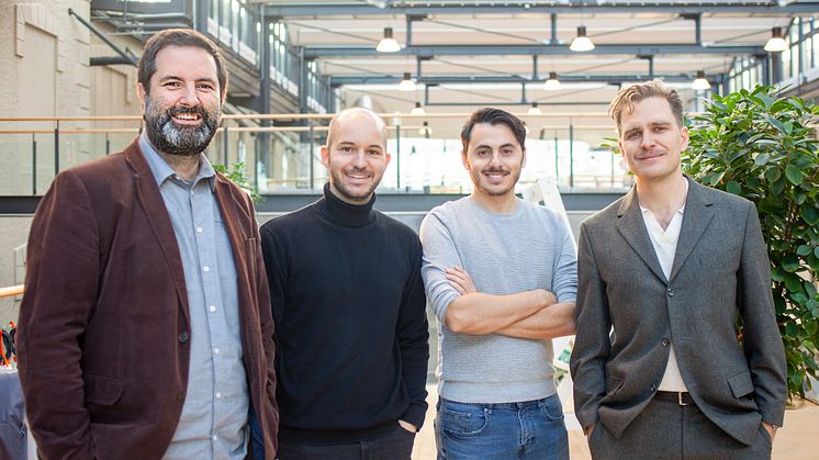 Teamet på Eperoto som nu antagits till Chalmers Ventures Accelerator