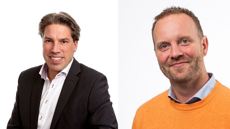 Henrik Siverbrant, IMI Hydronic Engineering  och Fredrik Snygg, NIBE