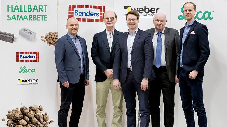 Från vänster: Mats Jakobsson, Ove Bender, Andrew Kristensen, Bengt Johansson och Anders Anderberg