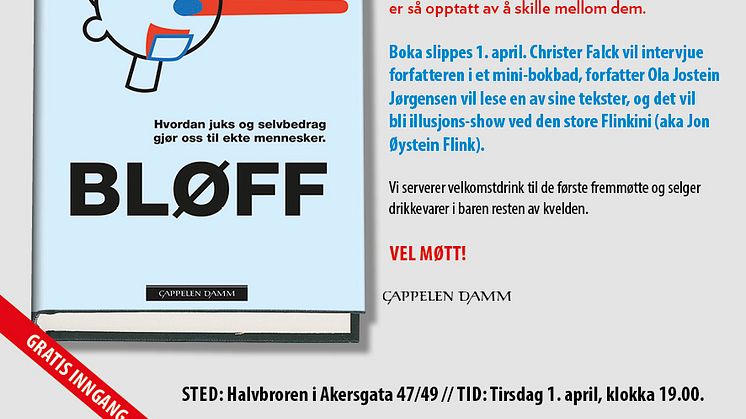 Invitasjon slippfest Bløff