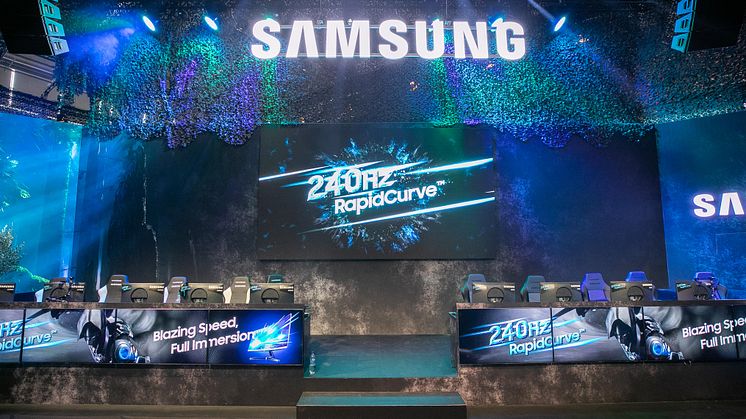Samsung esitteli Gamescomissa kaarevan 240 Hz -pelinäyttönsä