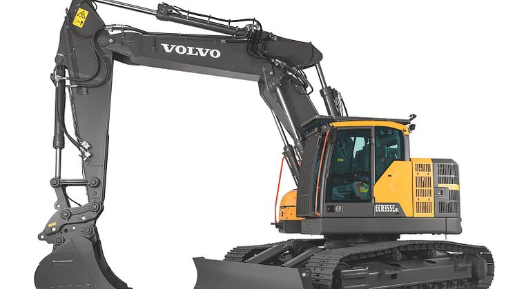 Volvo ECR355E: Aldrig för klen