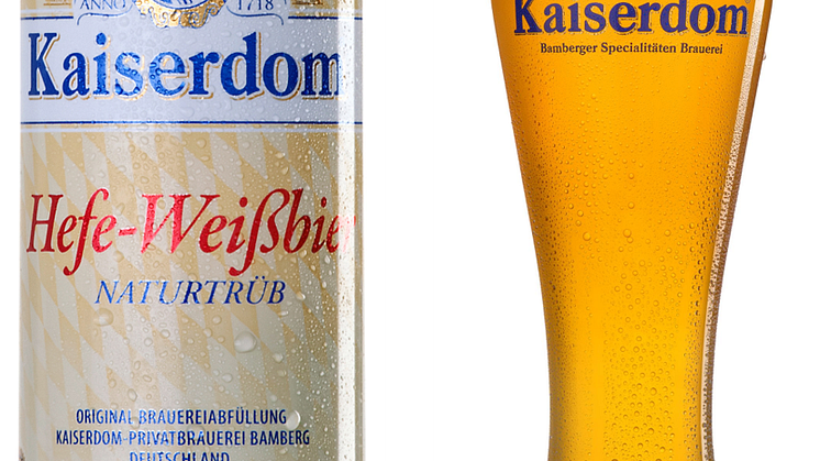 Kaiserdom Specialitäten Brauerei lanserar Hefe-Weissbier på burk i Systembolagets fasta sortimentet!