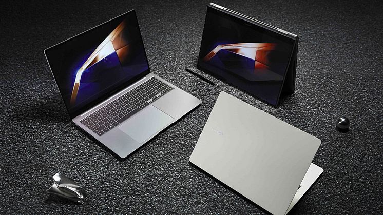 Samsungs nye AI PC, Galaxy Book4-serien, er tilgjengelig fra 26. februar