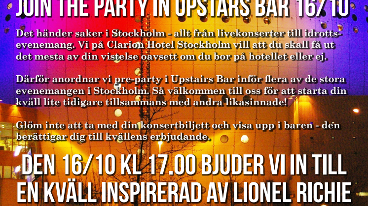 Lionel Richie på Clarion Hotel Stockholm