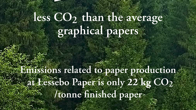 JOOL-owned Lessebo Paper publishes all-time low CO2 figures!