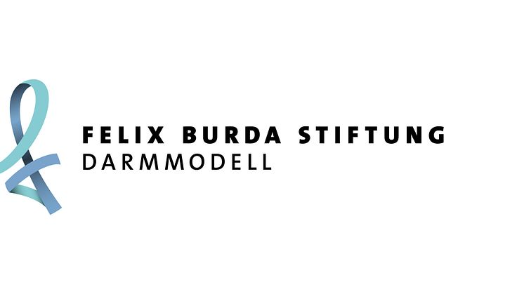 Logo. Darmmodell der Felix Burda Stiftung