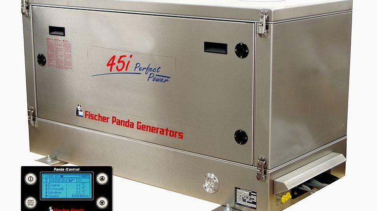 Hi-res image - Fischer Panda - Fischer Panda's iSeries genset, the Panda 45i marine generator