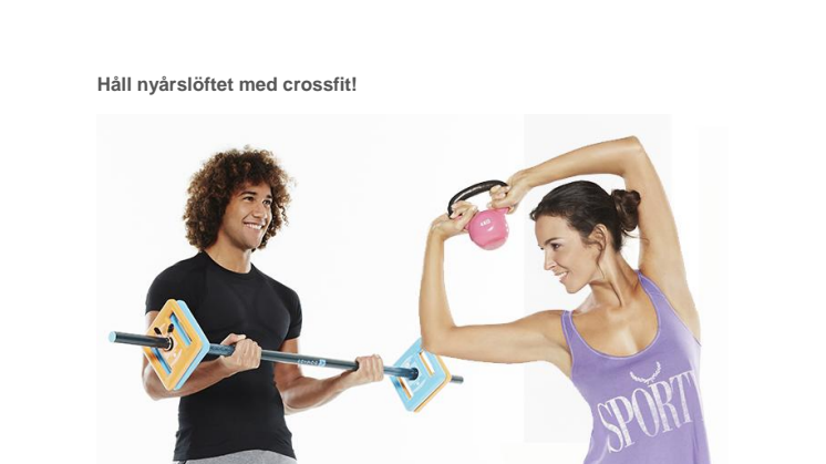 Håll nyårslöftet med crossfit!