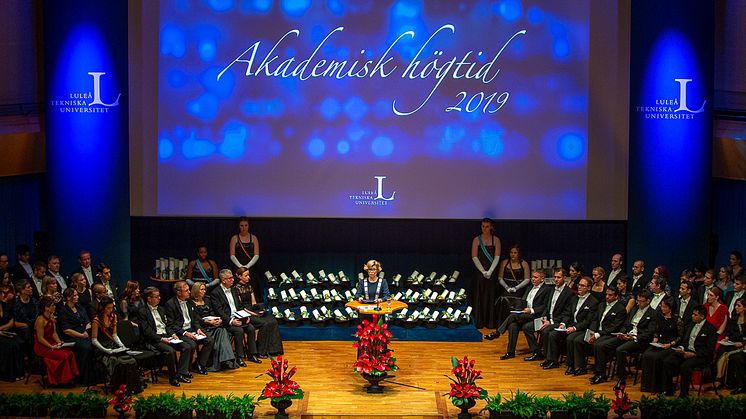 Rektor Birgitta Bergvall-Kåreborn, akademisk högtid 2019