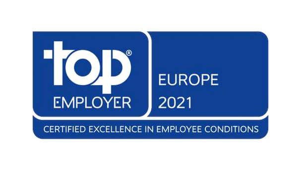 Bevego har återigen certifierats som Top Employer Europe av Top Employers Institute!