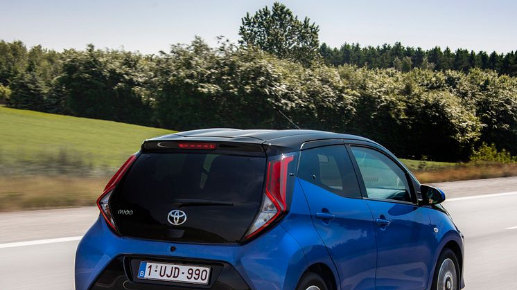 Lenas nitlottt blev en Toyota Aygo