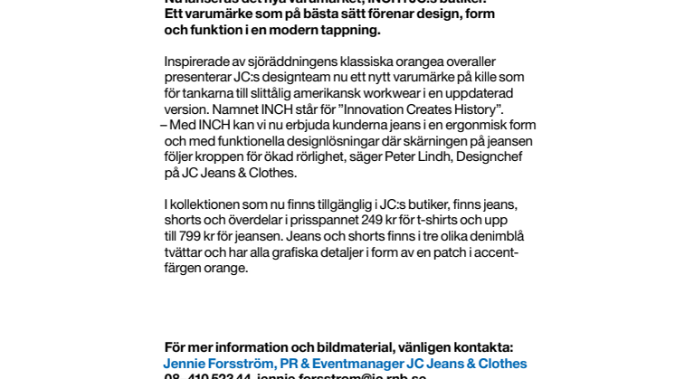 JC Jeans & Clothes presenterar nytt varumärke!