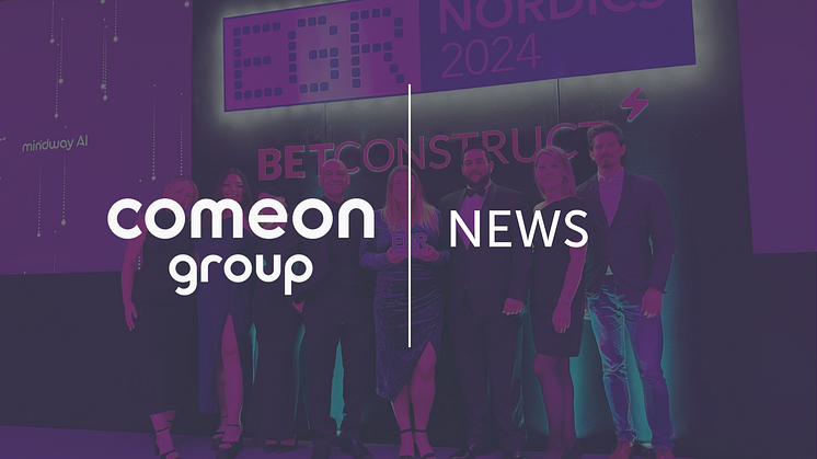 ComeOn Group crowned "Sports betting operator" of the year by EGR Nordics Awards 