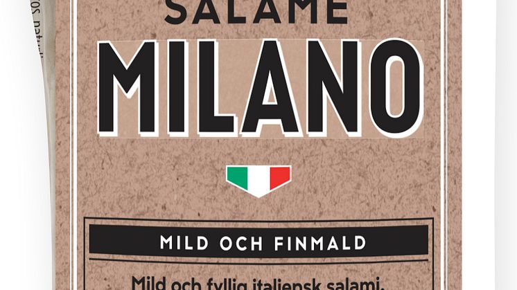 Information om Zeta Salame Milano, hel bit 100 g