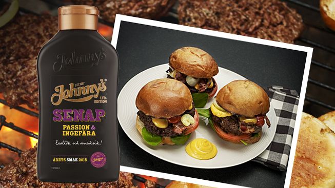 Johnny’s® Senap Passion & Ingefära kryddar årets grillsommar: Flera hundra procents uppgång för smaksatt senap