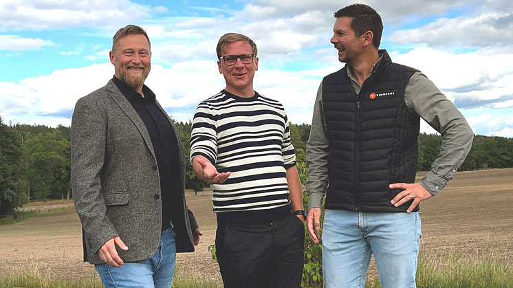 Från vänster: Robert Wedmo, Christian Gustafsson och Martin Ansell-Schultz.