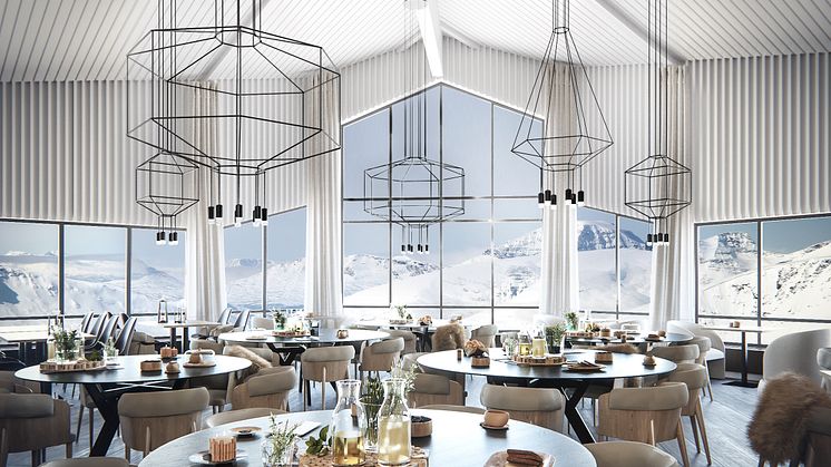 SPECTACULAR DINING WITH SPECTACULAR VIEWS: These renderings shows the 