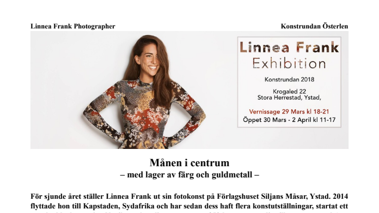 Linnea Frank Exhibition 2018