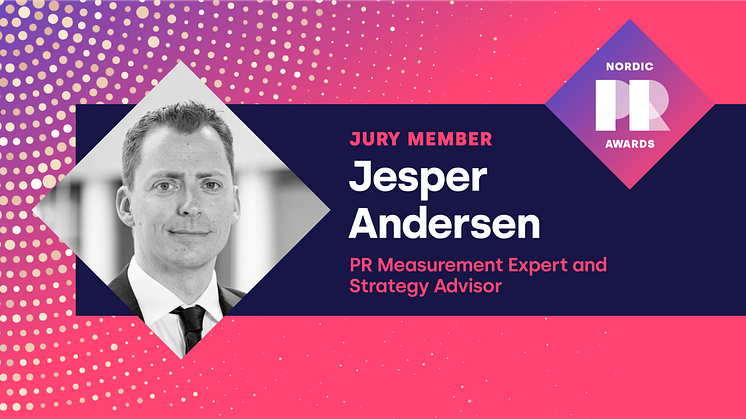 PR Awards jury 2023 Jesper Andersen