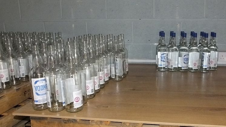 HMRC dismantle fake vodka bottling plant in Aintree, Liverpool