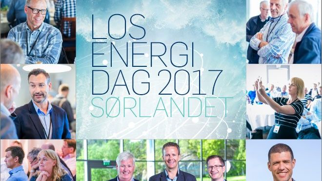 Bli med! LOS Energidag er Sørlandets viktigste møteplass for alle som vil holde seg oppdatert på smarte energiløsninger