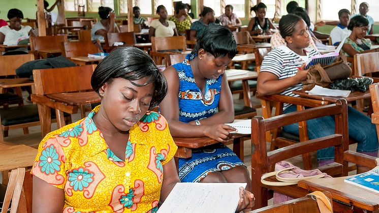 Herald Foundation från Ghana besöker Kvinnohistoriskt museum 28 april