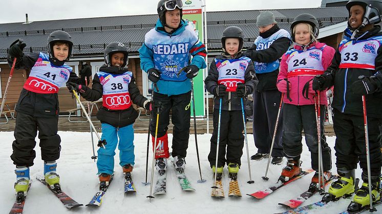 Alla på snö i Hammarbybacken 2017