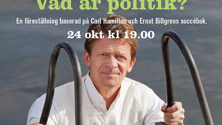 Dramaten gör pjäs av boken Vad är politik