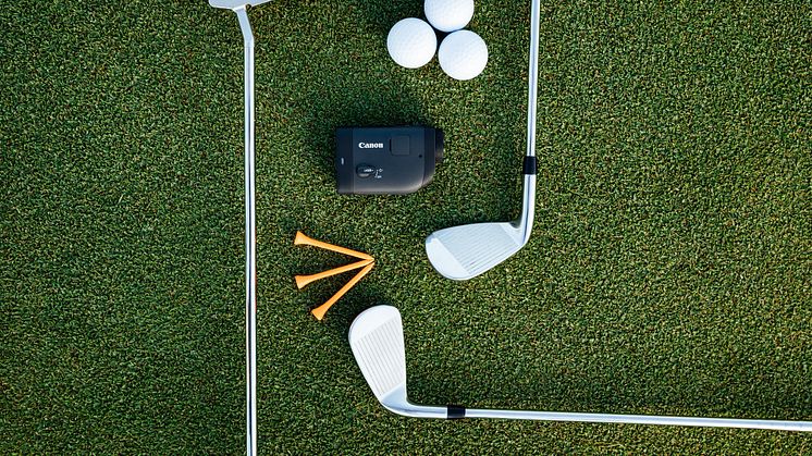 Canon PowerShot GOLF is a nimble and advanced laser golf rangefinder with camera function