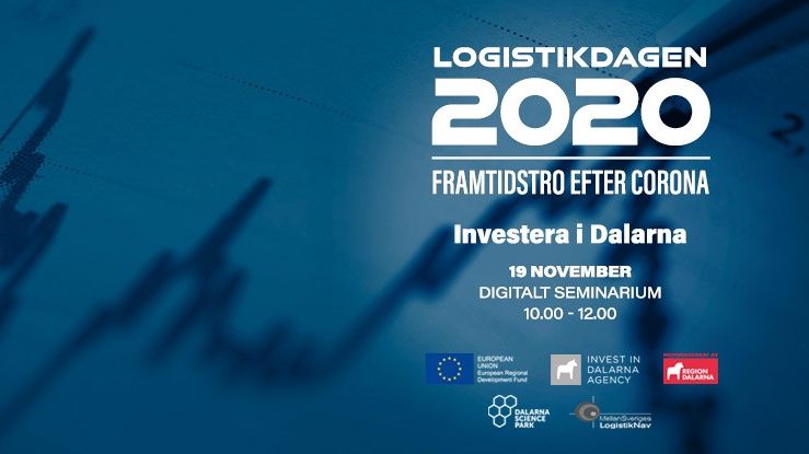 Framtidstro efter Corona och hur företag, organisation och samhälle investerar diskuteras i samband med Logistikdagen 2020