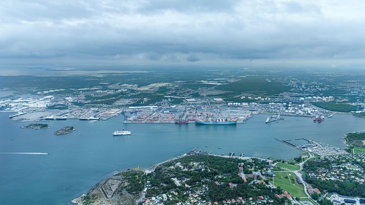 Årets tredje kvartal är det åttonde i rad där Göteborgs hamn har tillväxt i containersegmentet. Bild: Göteborgs Hamn AB. 