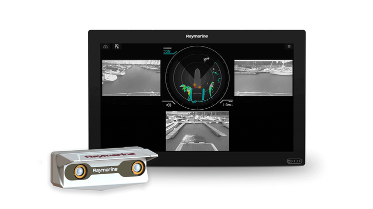 Raymarine DockSense ™ Alert kan installeres på en hvilken som helst båd for at hjælpe kaptajner med at overvåge deres omgivelser og forankre deres både med tillid.