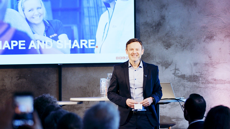 Adm. Direktør Bjørn Melheim under Innovasjonsbarometeret 2019