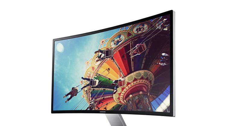 Bliv omsluttet af Samsungs nye Curved Monitor